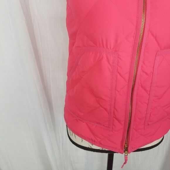 J. Crew Full Zipper Front Double Pocket Down‎ Filled Vest - Picture 4 of 8